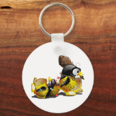 Porte-clés Caveman Tux en amour (Recto)