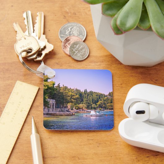 Porte-clés Cavtat, Croatie Vue plage (Bureau)