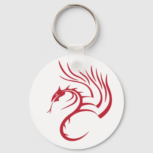 Porte-clés Cawthorne le dragon rouge (Recto)
