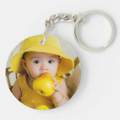 Porte-clés Ce grand-père est aimé avec la photo (Dos)