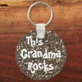 PORTE-CLÉS CE GRANDMA ROCKS PORTE - CLÉ MODÈLE (Recto)