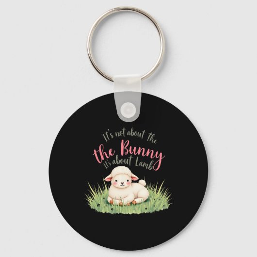 Porte-clés Ce n'est pas à propos du lapin, c'est à propos de  (Recto)