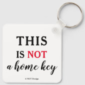 Porte-clés Ce n'est PAS | Typographie humoristique branchée a (Dos)