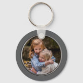 Porte-clés Ce papa appartient à (personnalisable) (Verso)