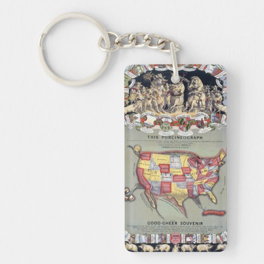 Porte-clés CE PORCINEOGRAPH, c1876 (Devant)