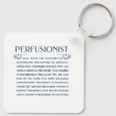 Porte-clés Ce que fait un perfusionniste (Dos)