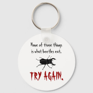 Porte-clés Ce que les coléoptères mangent