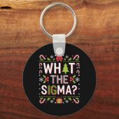 Porte-clés Ce que Sigma Funny Santa Clause Gen Alpha X mas (Recto)