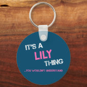 Porte-clés Ce que tu ne comprendrais pas nom (Recto)