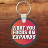 Porte-clés Ce que vous vous concentrez sur l'expansion (Recto)