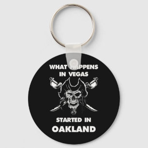 Porte-clés Ce Qui Se Passe À Vegas A Commencé À Oakland