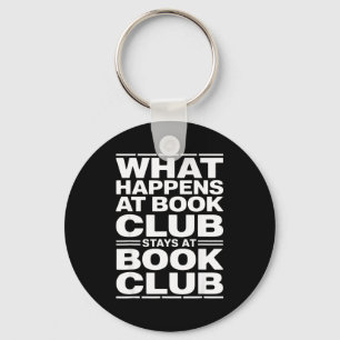 Porte-clés Ce qui se passe au club de lecture drôle lecteur