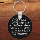 Porte-clés Ce qui se passe avec les soeurs (Recto)