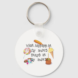 Porte-clés Ce qui se produit chez mon Aunt&apos ; s RESTE