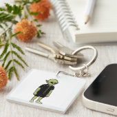 Porte-clés Ce Qu'Ils Ont Vu - Je Crois Que L'Alien Rencontre (Devant Droit)