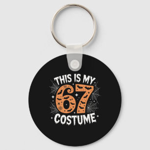 Porte-clés Ceci est mon costume 67 paresseux Brainrot Meme 67