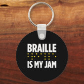 Porte-clés Cécité Pour Les Aveugles Personne Aveugles Braille (Verso)