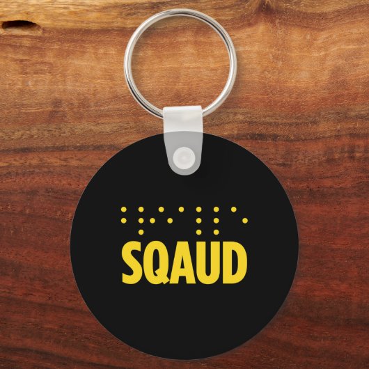 Porte-clés Cécité Pour Les Aveugles Personne Aveugles Braille (Verso)