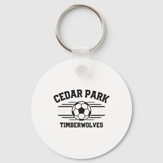 Porte-clés Cedar Park Timberwolves Soccer Ll 2025  (Recto)