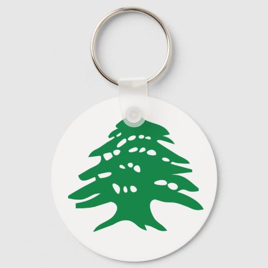 Porte-clés Cèdre vert Liban (Recto)