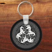 Porte-clés Ceinture Epona celtique avec Chevaux (Recto)