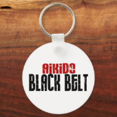 Porte-clés Ceinture noire Aikido (Recto)