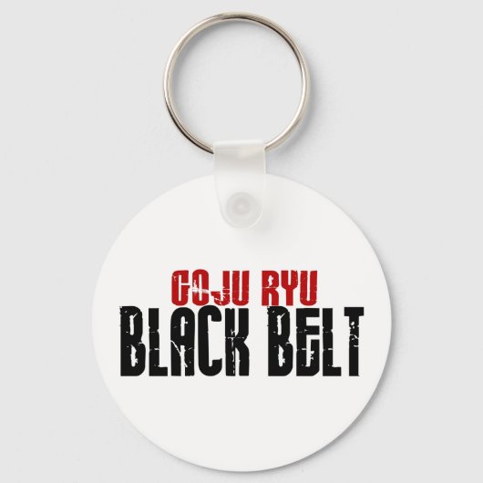 Porte-clés Ceinture noire Goju Ryu (Recto)