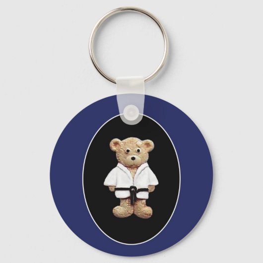Porte-clés Ceinture noire Judo (Recto)