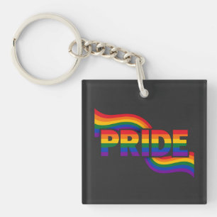 Porte-clés Célébration arc-en-ciel de la fierté