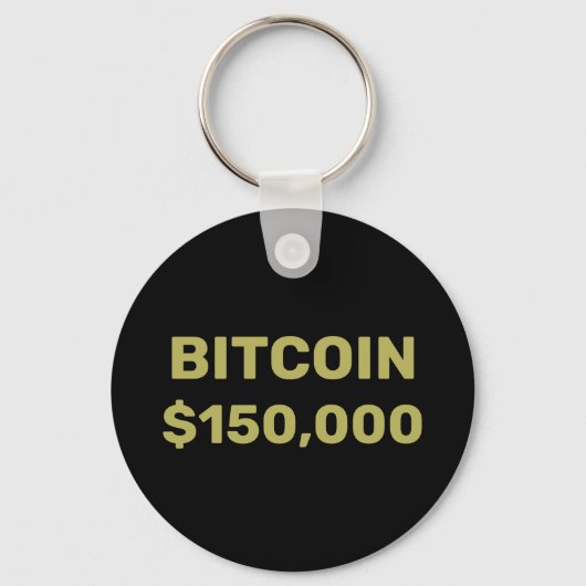 Porte-clés Célébration de Bitcoin 150000 (Recto)