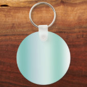 Porte-clés Célébration de jolis points de bokeh blanc menthe (Verso)