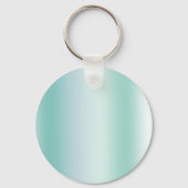 Porte-clés Célébration de jolis points de bokeh blanc menthe (Verso)