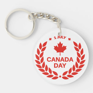 Porte-clés Célébration de la Fête du Canada – Fête canadienne