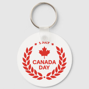 Porte-clés Célébration de la Fête du Canada – Fête canadienne