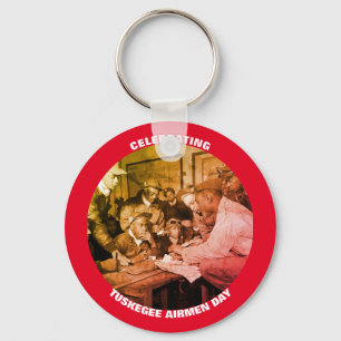 Porte-clés Célébration de la JOURNÉE DES TUSKEGEE AIRMEN