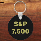 Porte-clés Célébration de l'indice boursier S&P 7 500 (Verso)