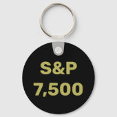 Porte-clés Célébration de l'indice boursier S&P 7 500 (Verso)