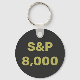 Porte-clés Célébration de l'indice boursier S&P 8 000