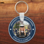 Porte-clés Célébration de remise de diplômes style classique (Recto)