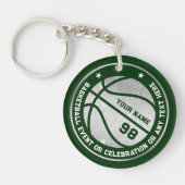 Porte-clés Célébration d'événement d'équipe de basketball Jou (Devant)