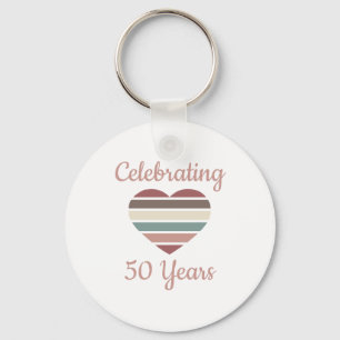 Porte-clés Célébration du 50e anniversaire du Mariage