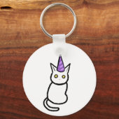Porte-clés Célébration du Chat Blanc (Recto)