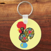 Porte-clés Célèbre coq de Barcelos Nr 06 (Recto)