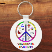 Porte-clés Célébrer la diversité (Recto)