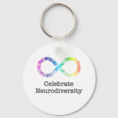 Porte-clés Célébrer la neurodiversité (Recto)