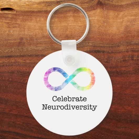 Porte-clés Célébrer la neurodiversité (Recto)