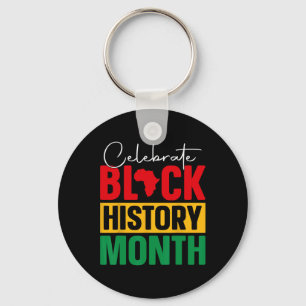 Porte-clés Célébrer le Mois de l'histoire des Noirs African B