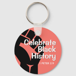 PORTE-CLÉS CÉLÉBRER L'HISTOIRE NOIRE