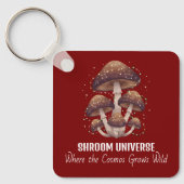 Porte-clés Celestial Mushroom Constellation Universe (Recto)
