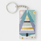 Porte-clés Celestial Pastel Christmas Tree (Devant)